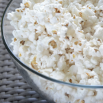 Never eat movie theater popcorn again! You can make healthy popcorn in a paper bag with just a few ingredients. It's full of fiber and healthy fats and it's DELICIOUS. | www.grownupdish.com