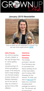 December 2018 Grownup Dish newsletter - the latest recipes, reviews and a special giveaway! Subscribe to get future newsletters delivered to your inbox. | www.grownupdish.com