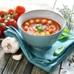 What's better than homemade creamy tomato soup made from 6 ingredients? Nothing! Make it in one pot in 30 min. Vegan, Whole30, sugar-free & Paleo too. | www.grownupdish.com