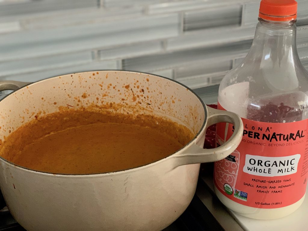 What's better than homemade creamy tomato soup made from 6 ingredients? Nothing! Make it in one pot in 30 min. Vegan, Whole30, sugar-free & Paleo too. | www.grownupdish.com