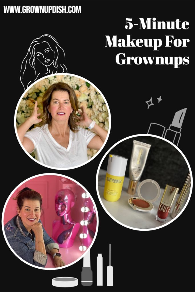 5-minute morning skincare and makeup routine featuring my favorite BeautyCounter products. Discount for first time customers plus free gifts from me. | www.grownupdish.com