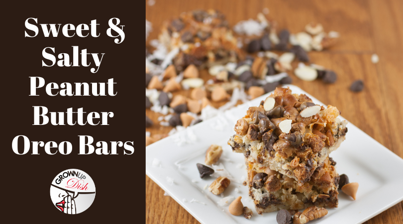 Sweet & Salty Peanut Butter Oreo Bars